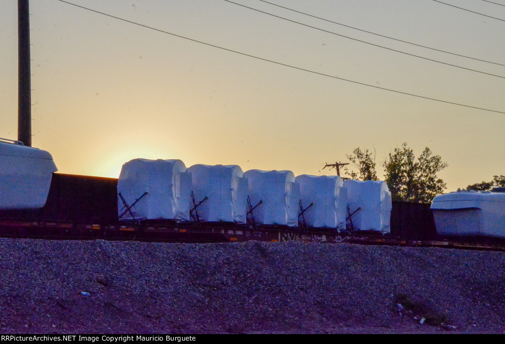 KRL Flat car with load